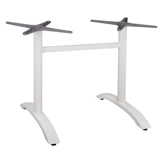 ALUMINUM base 2 legs HM461.02 White 78,5x60x73