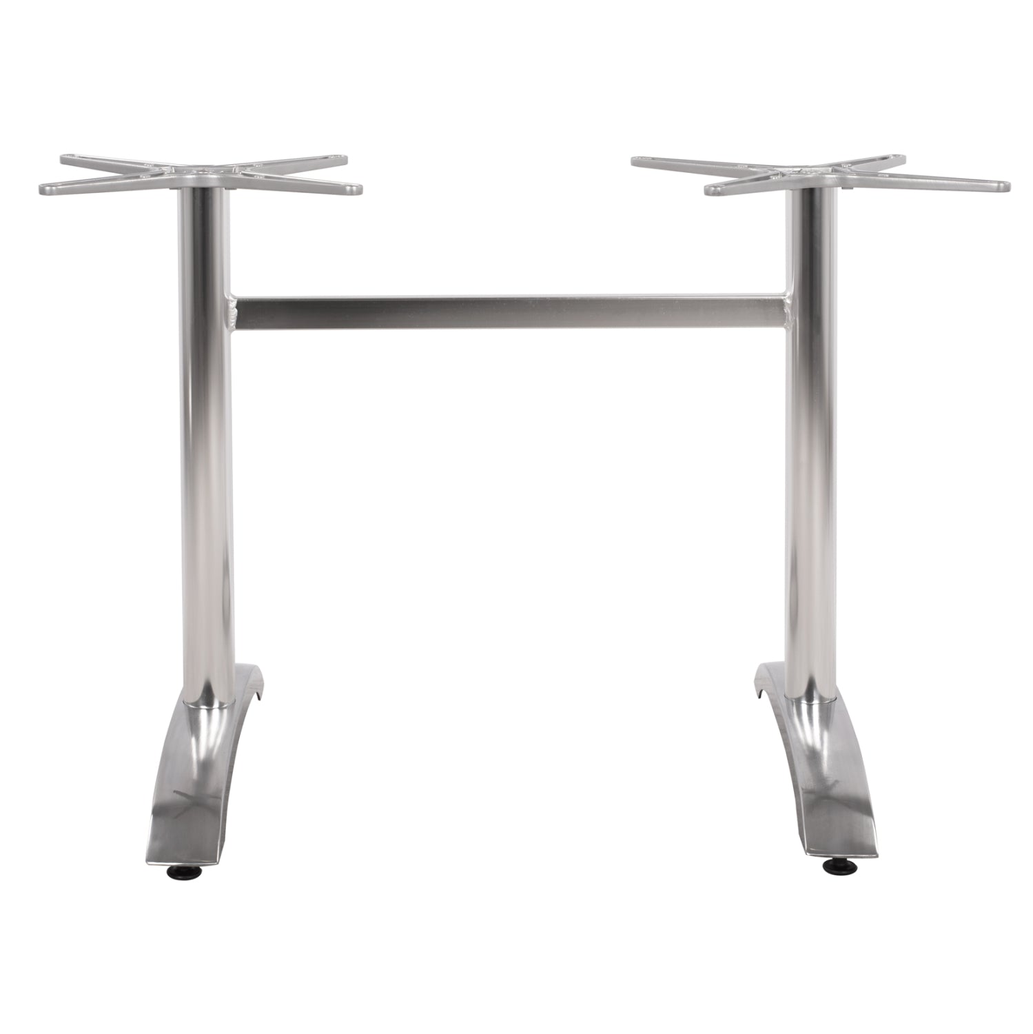 ALUMINUM base 2 legs HM461.03 Chromed 78,5x60x73cm