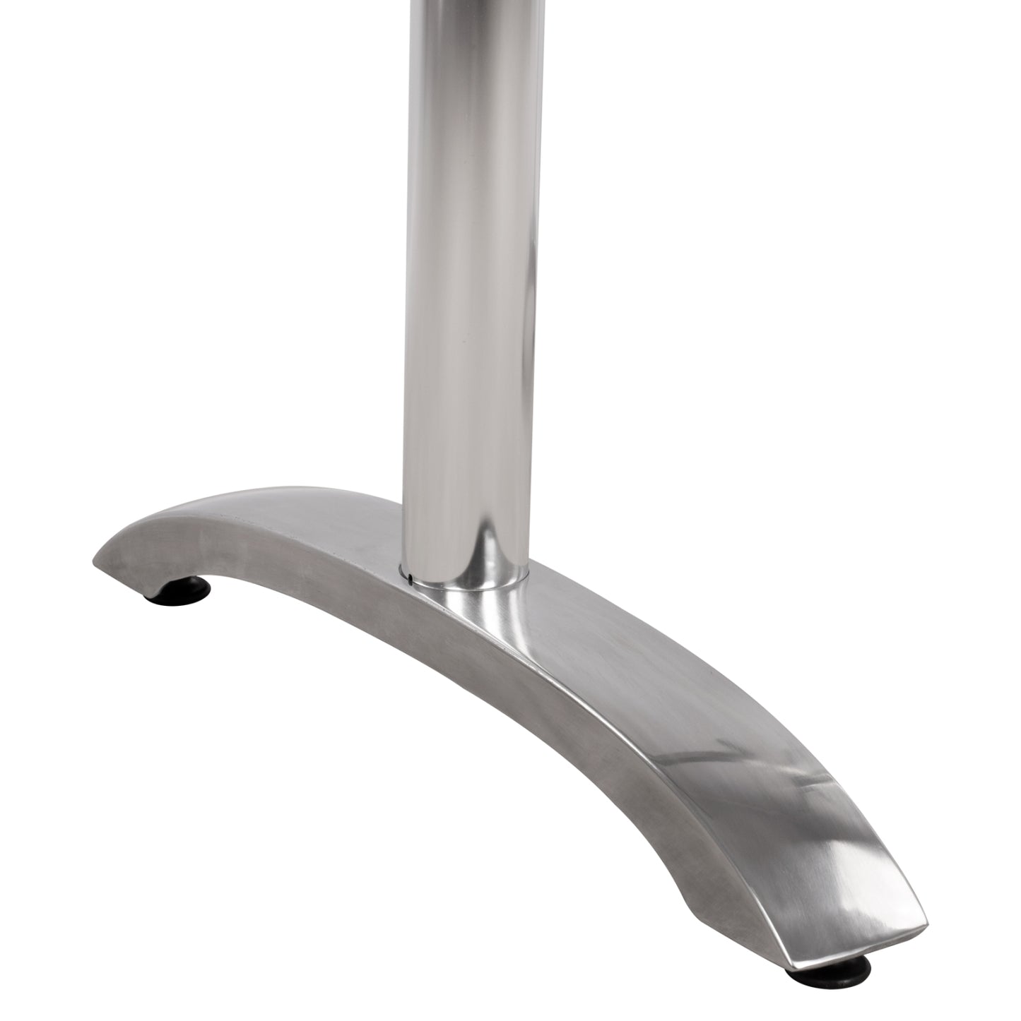 ALUMINUM base 2 legs HM461.03 Chromed 78,5x60x73cm