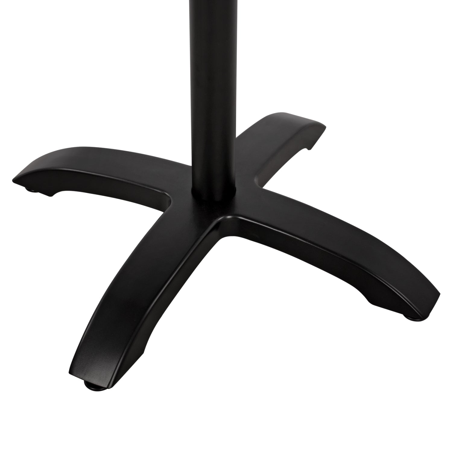 Aluminum Base HM460.01 Black Matte 66x66x72cm with cross 48x48cm