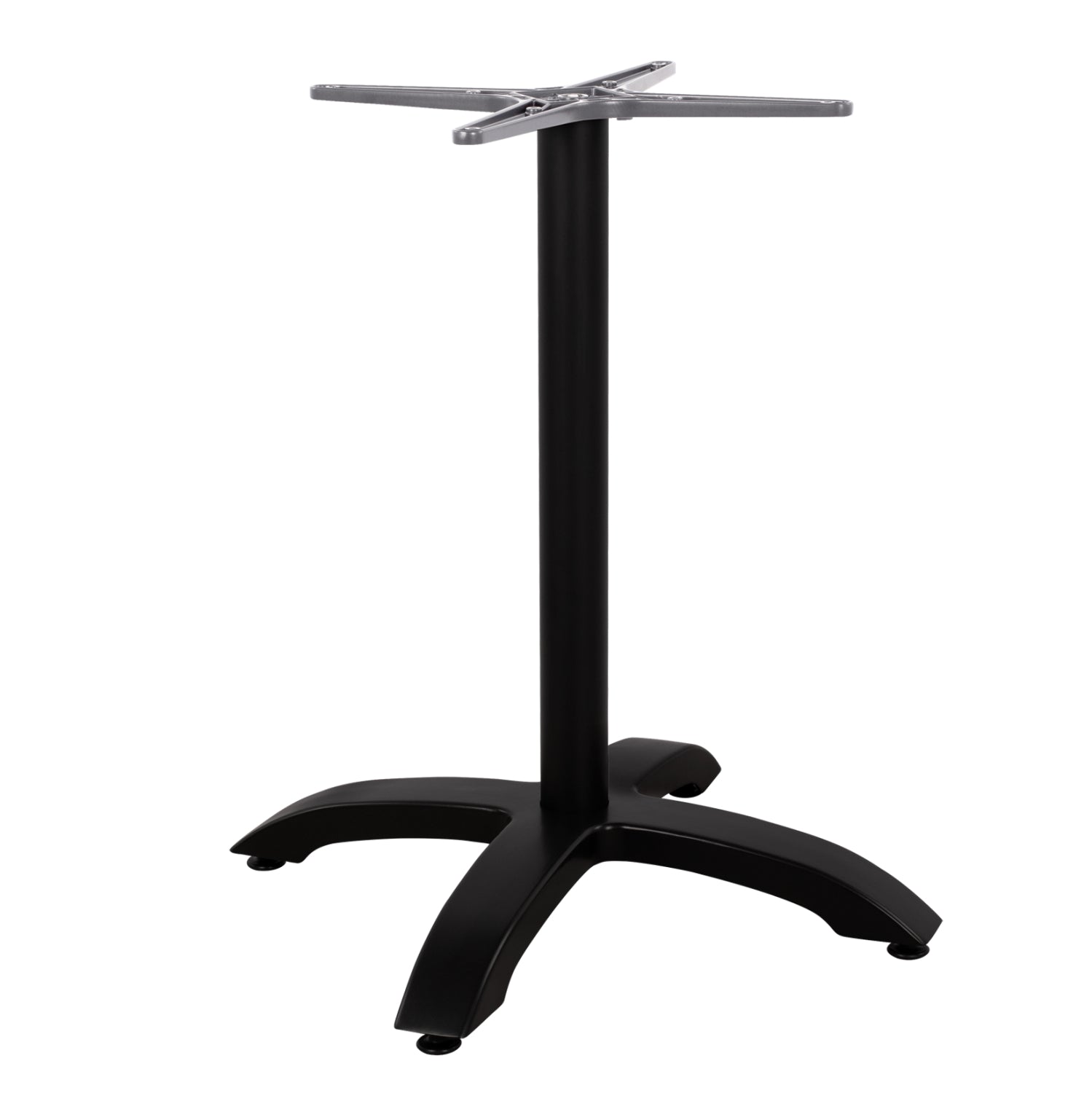 Aluminum Base HM460.01 Black Matte 66x66x72cm with cross 48x48cm