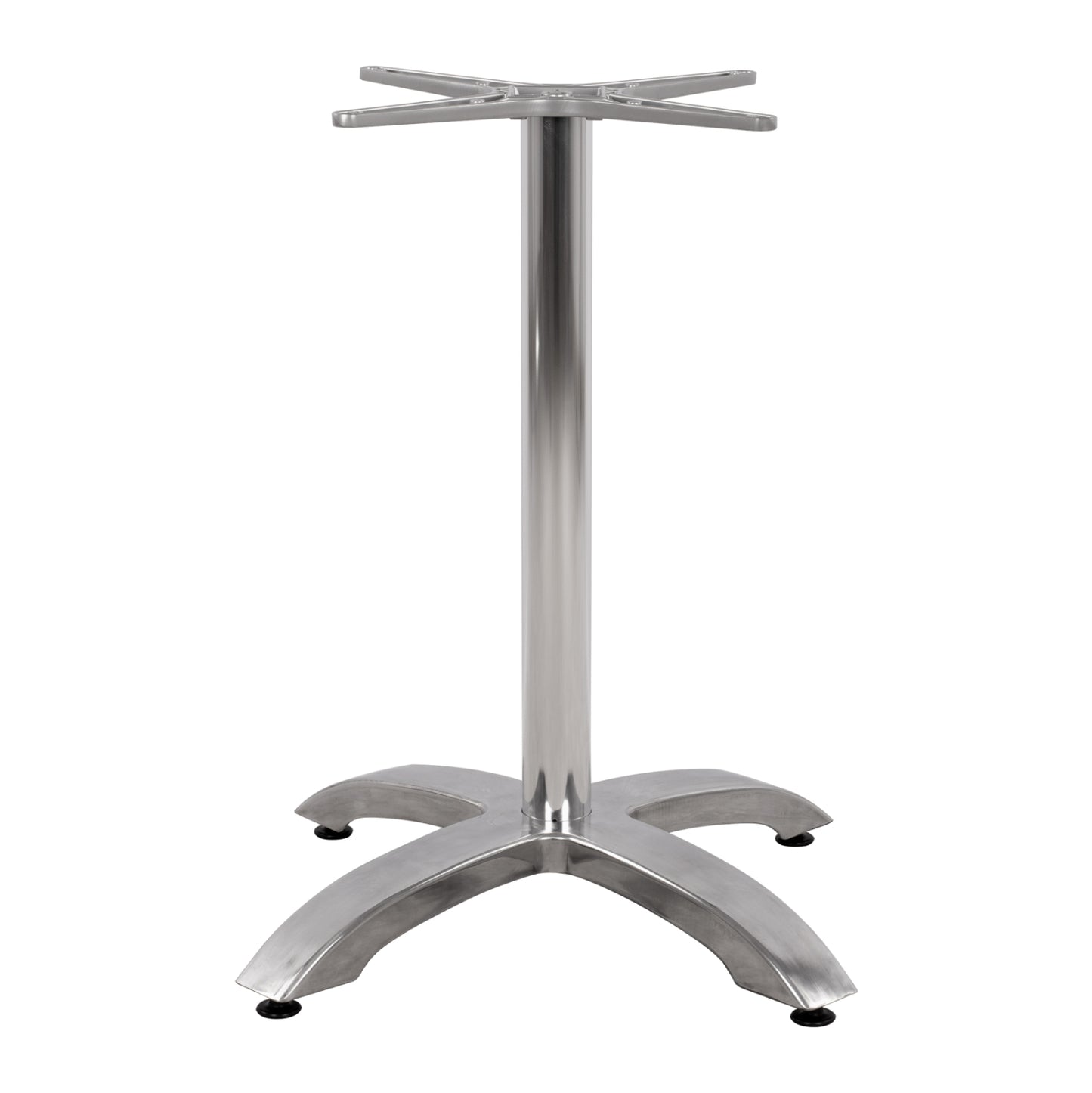 Aluminum Base HM460.03 Chromed 66x66x72H with cross 48x48