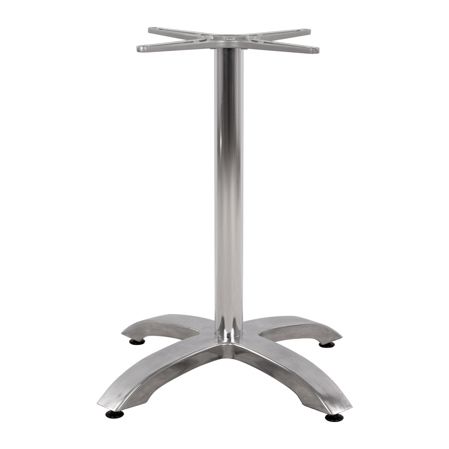 Aluminum Base HM460.03 Chromed 66x66x72H with cross 48x48
