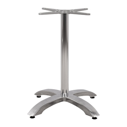Aluminum Base HM460.03 Chromed 66x66x72H with cross 48x48