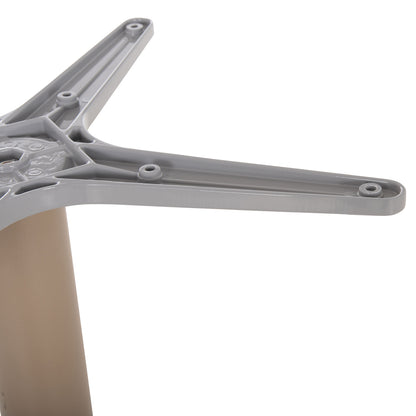 ALUMINUM TABLE BASE HM460.25 CAPPUCCINO MATTE 66x66x72Hcm. CROSS 48x48cm.
