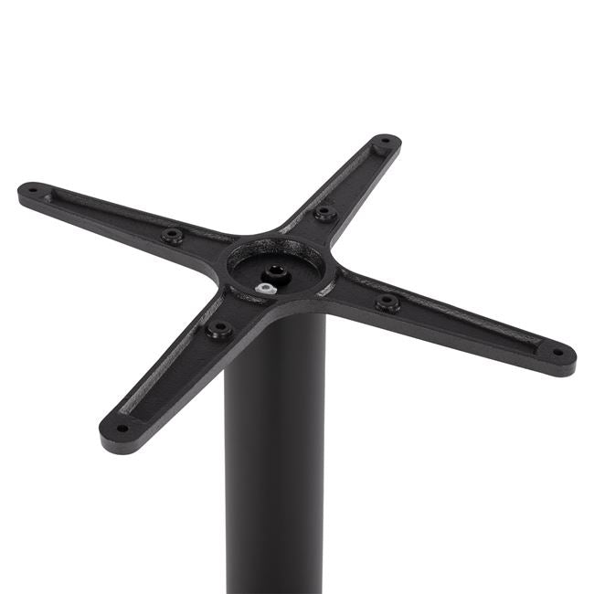 Bar Base Metall Black matte color 45x45x108cm with adjuster HM439