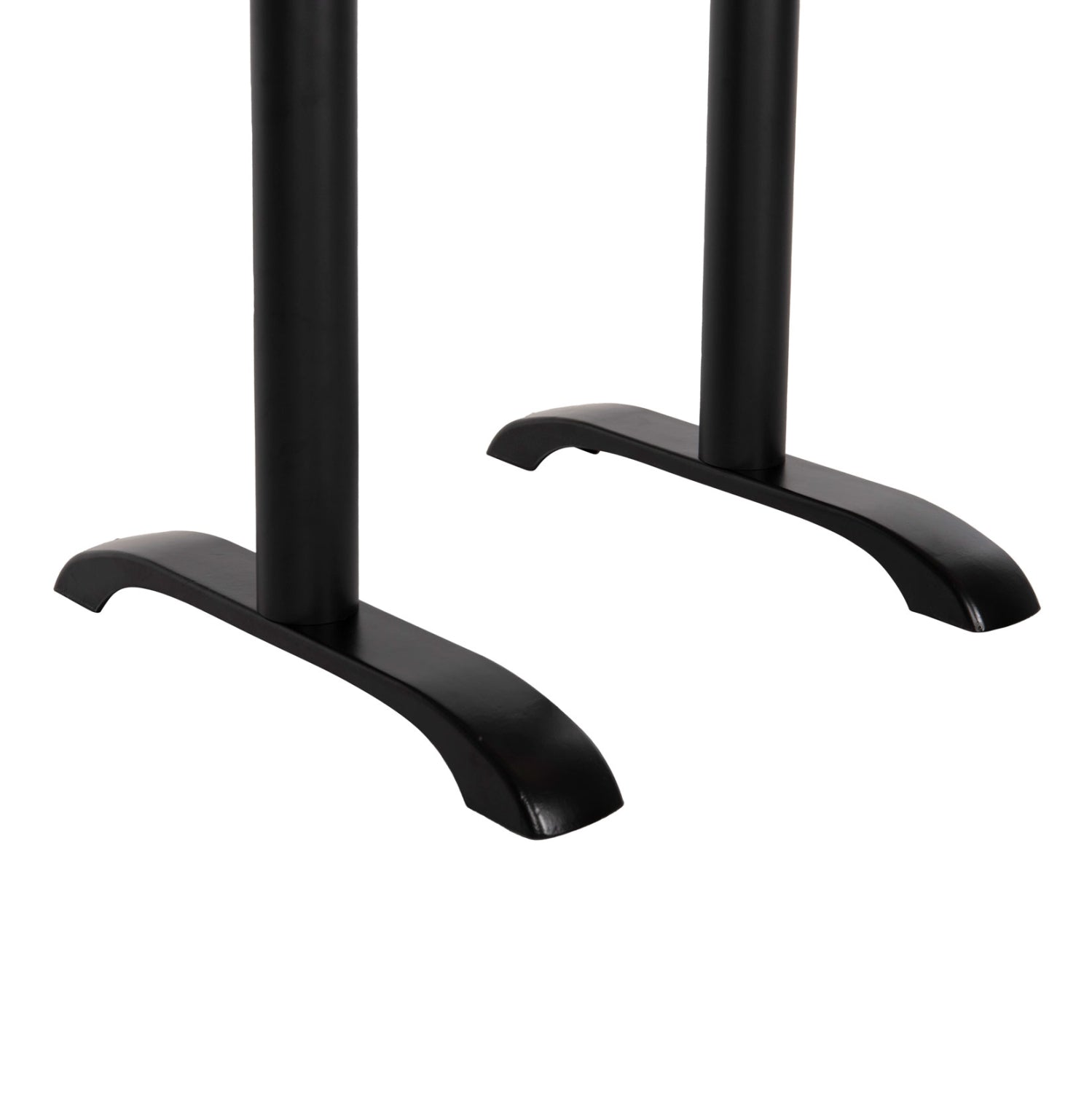 BAR TABLE BASE METAL MEDIUM HEIGHT HM479.01 DOUBLE IN BLACK COLOR 40Χ80Χ91Hcm.