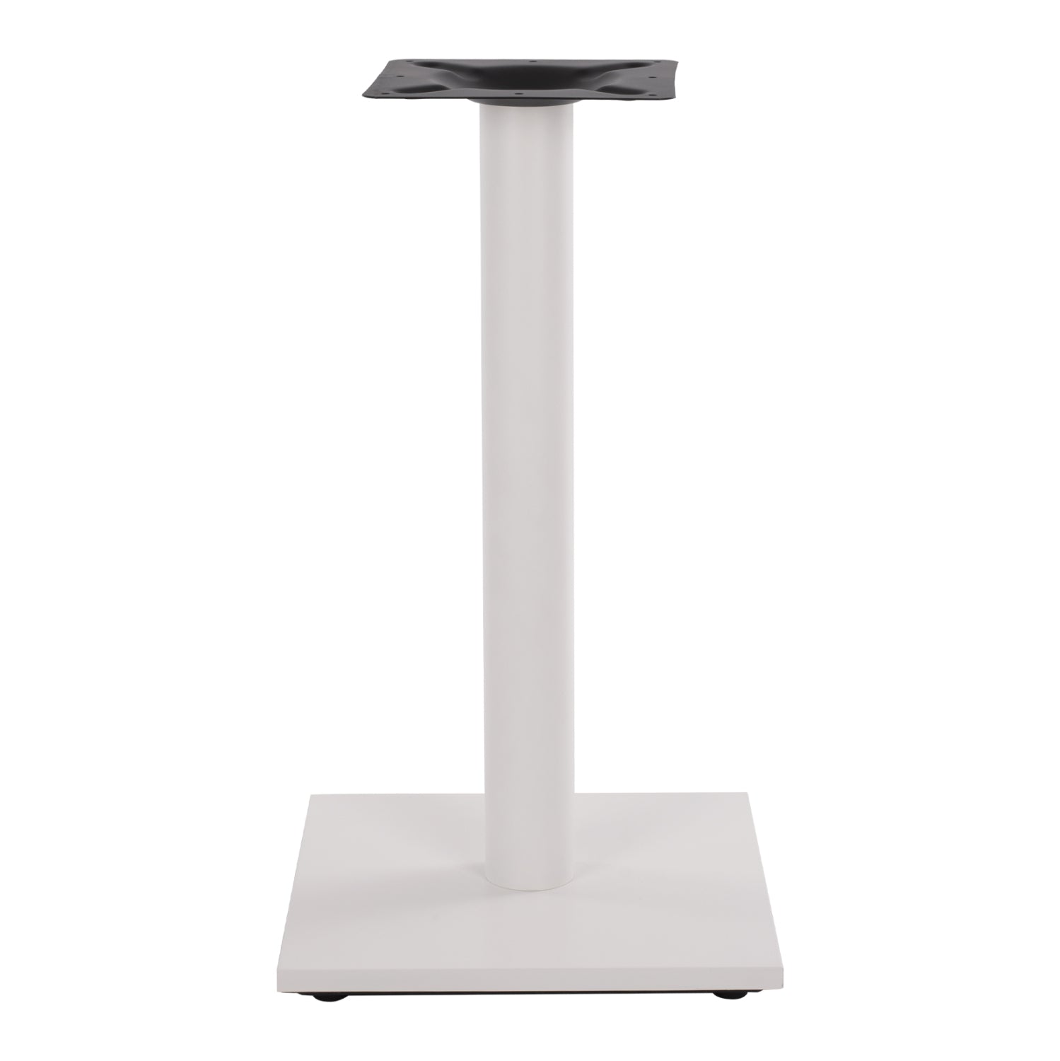 Base metallic White matte 40x40x72 with adjusters HM421.12