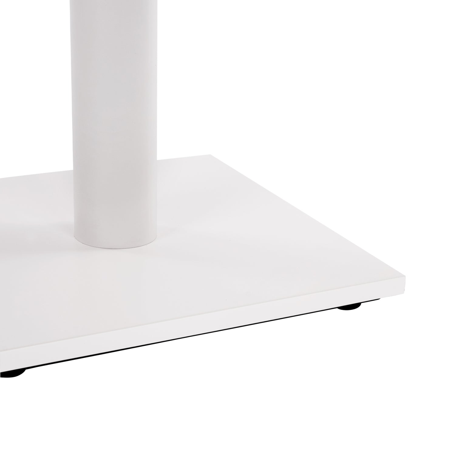 Base metallic White matte 40x40x72 with adjusters HM421.12