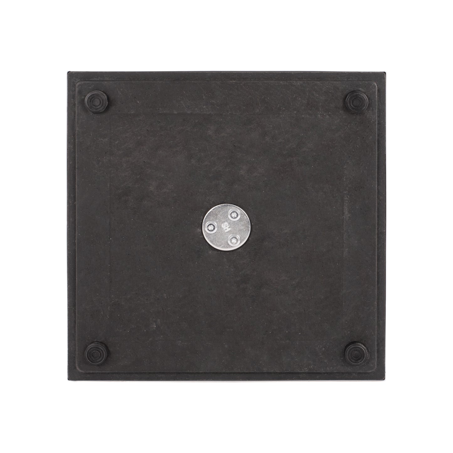 Base metallic White matte 40x40x72 with adjusters HM421.12