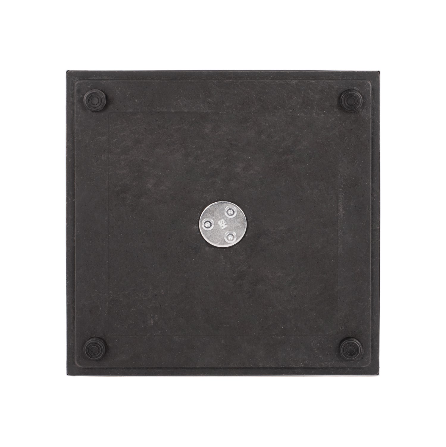 Base metallic White matte 40x40x72 with adjusters HM421.12