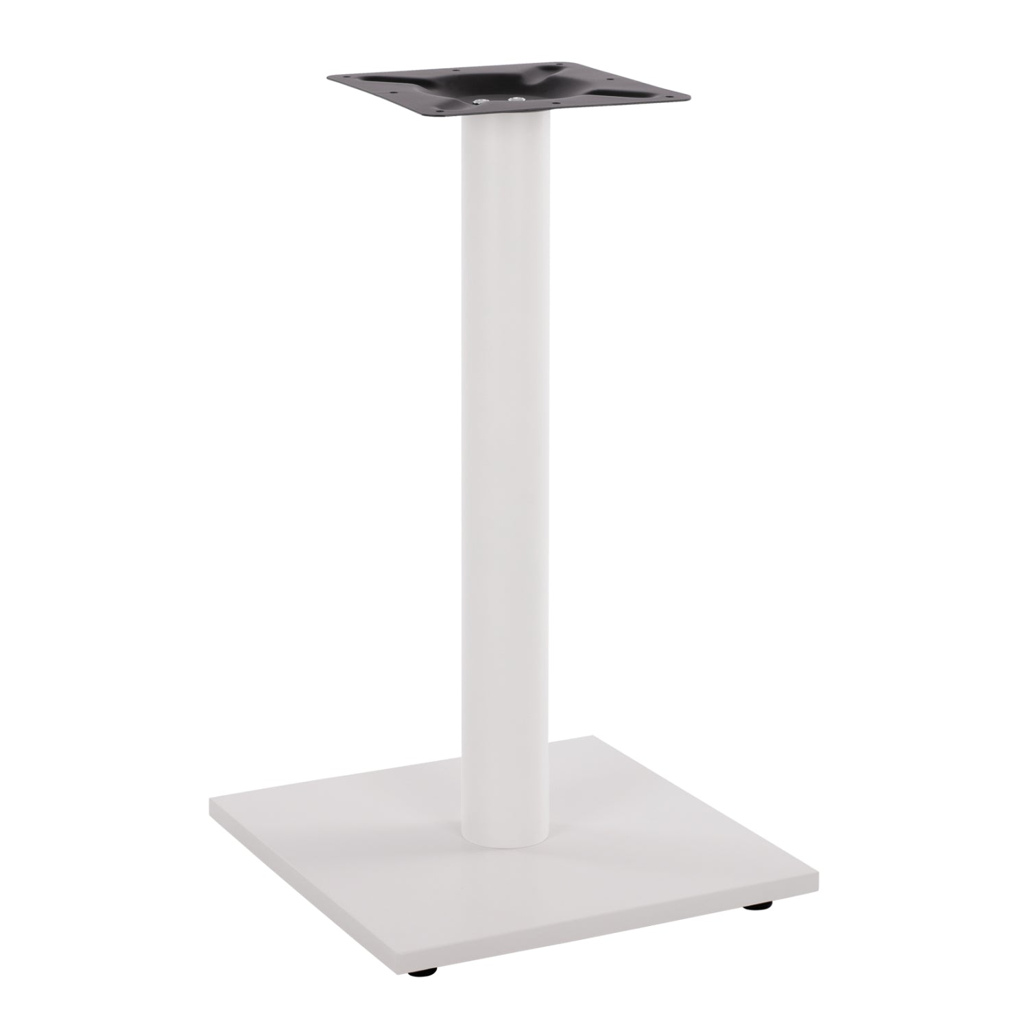 Base metallic White matte 40x40x72 with adjusters HM421.12