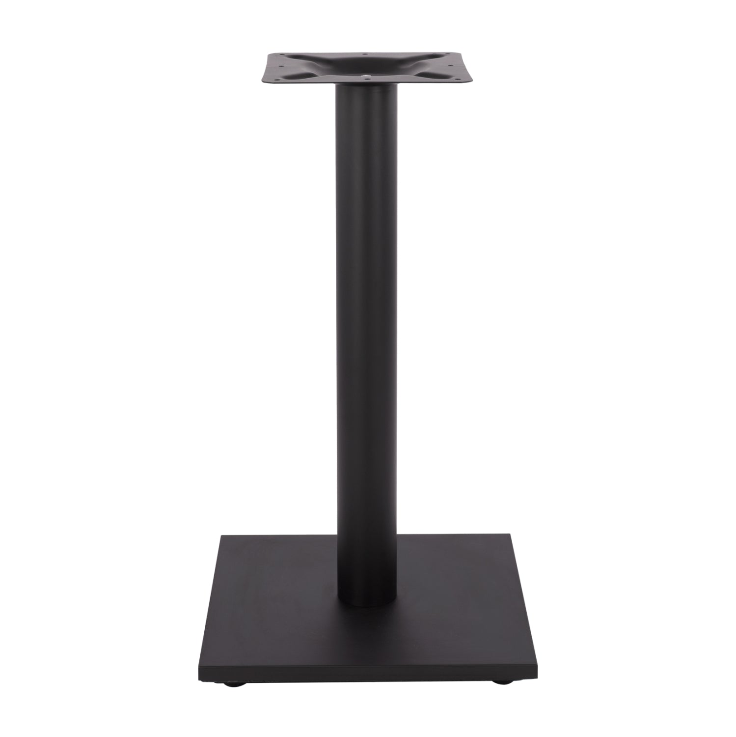 Base metallic Black matte 40x40x72 with adjusters HM421.11