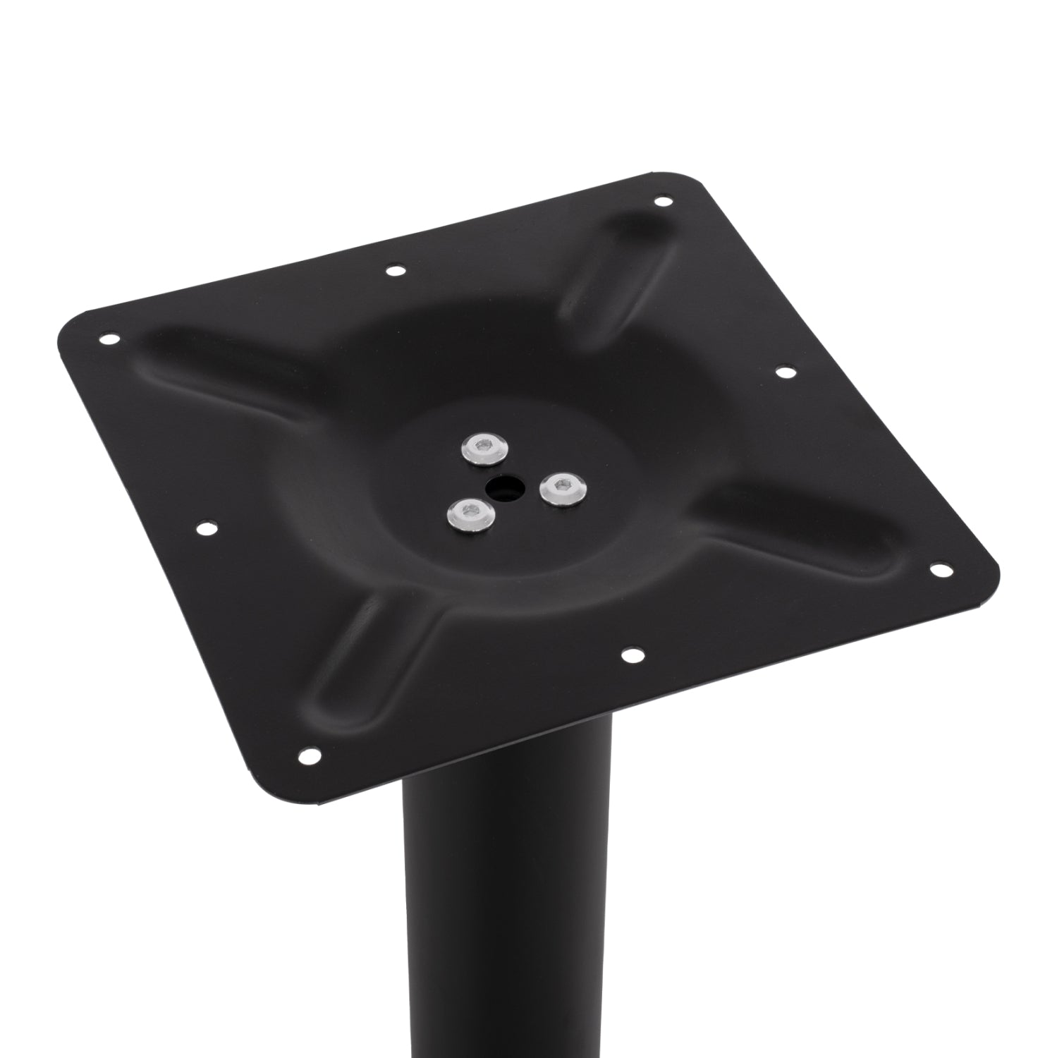 Base metallic Black matte 40x40x72 with adjusters HM421.11