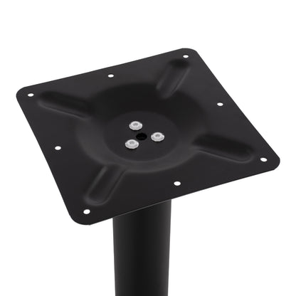Base metallic Black matte 40x40x72 with adjusters HM421.11