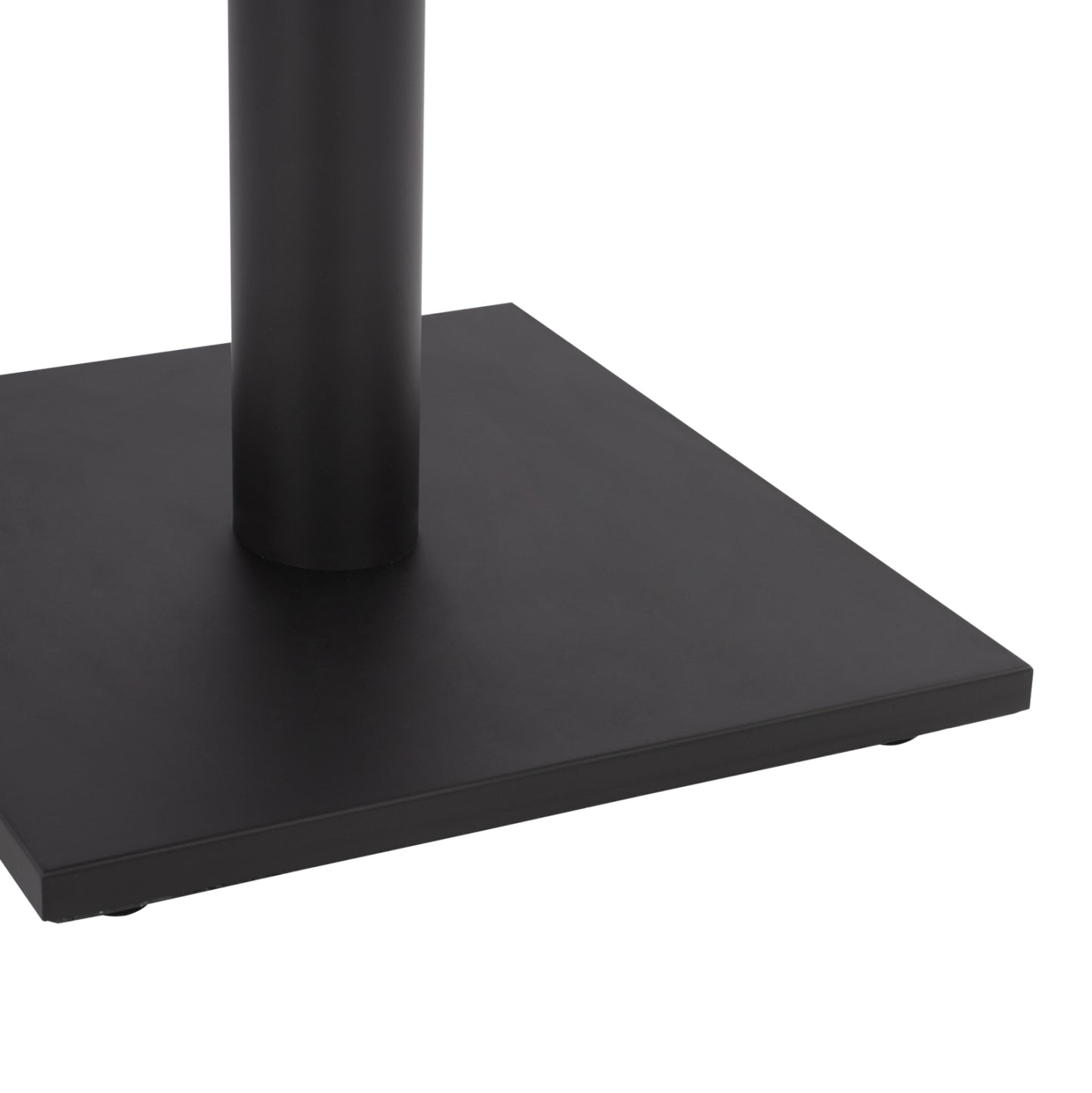 Base metallic Black matte 40x40x72 with adjusters HM421.11