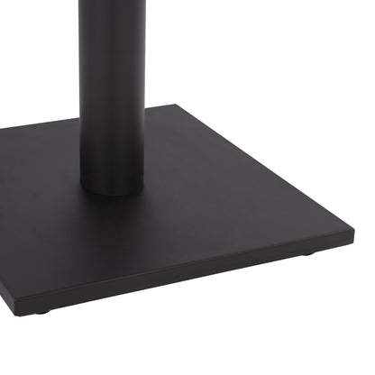 Base metallic Black matte 40x40x72 with adjusters HM421.11