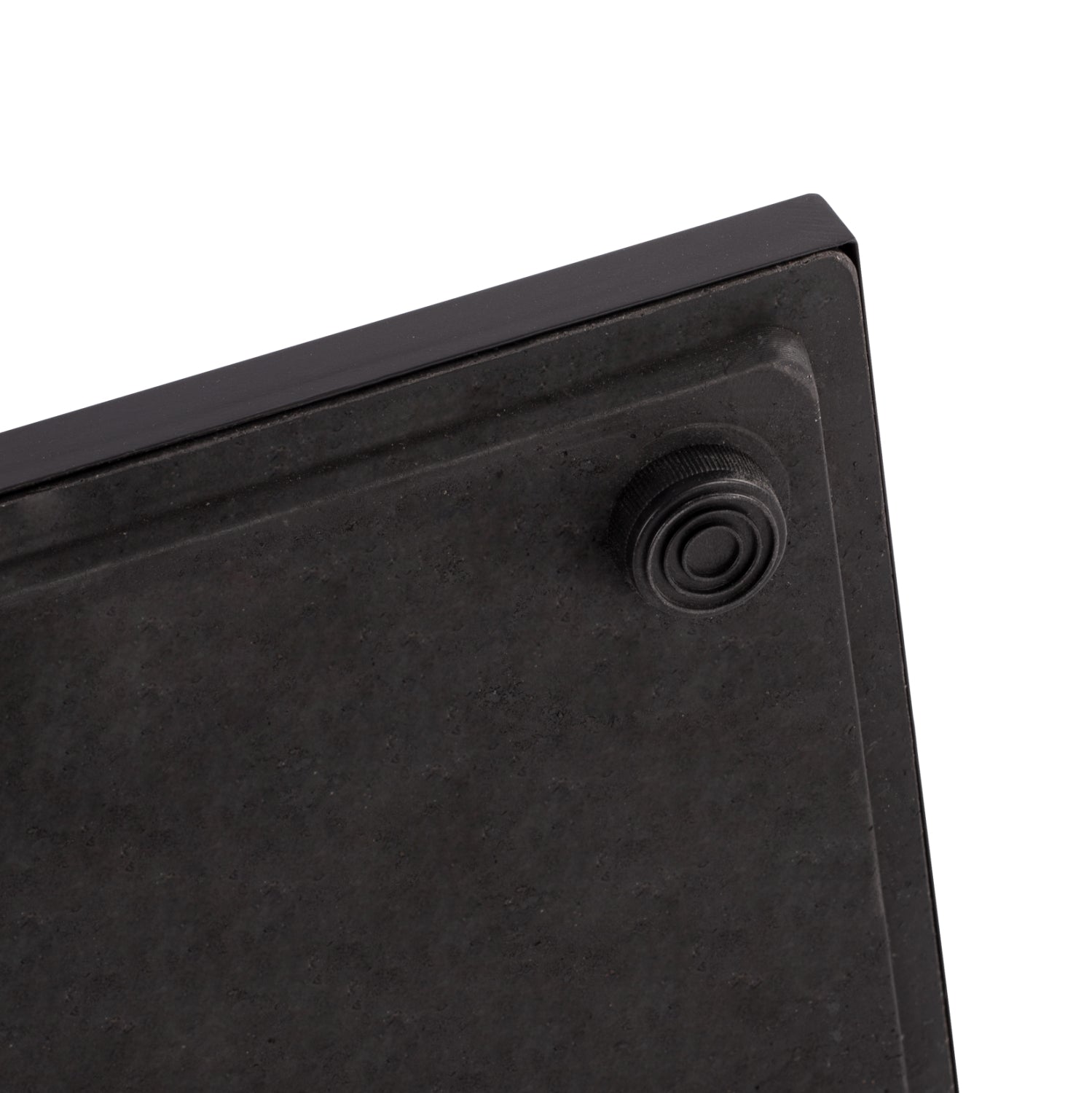 Base metallic Black matte 40x40x72 with adjusters HM421.11