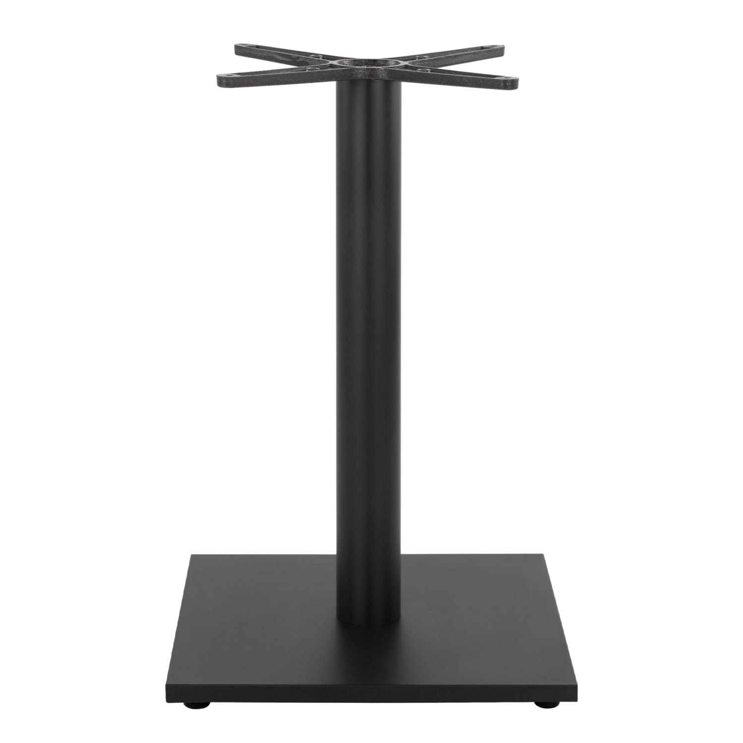 Base metallic Black matte 45x45x72 with adjuster HM438