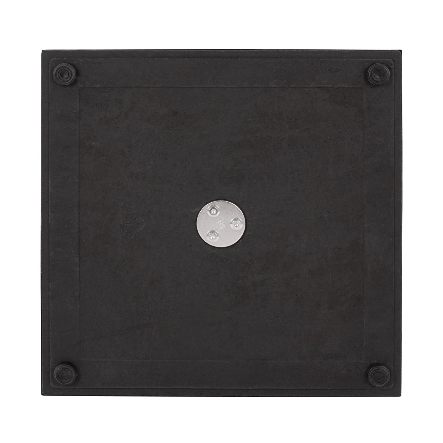 Base metallic Black matte 45x45x72 with adjuster HM438