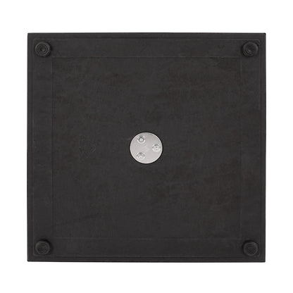 Base metallic Black matte 45x45x72 with adjuster HM438