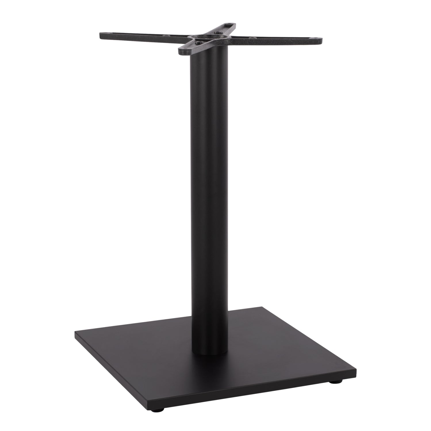 Base metallic Black matte 45x45x72 with adjuster HM438
