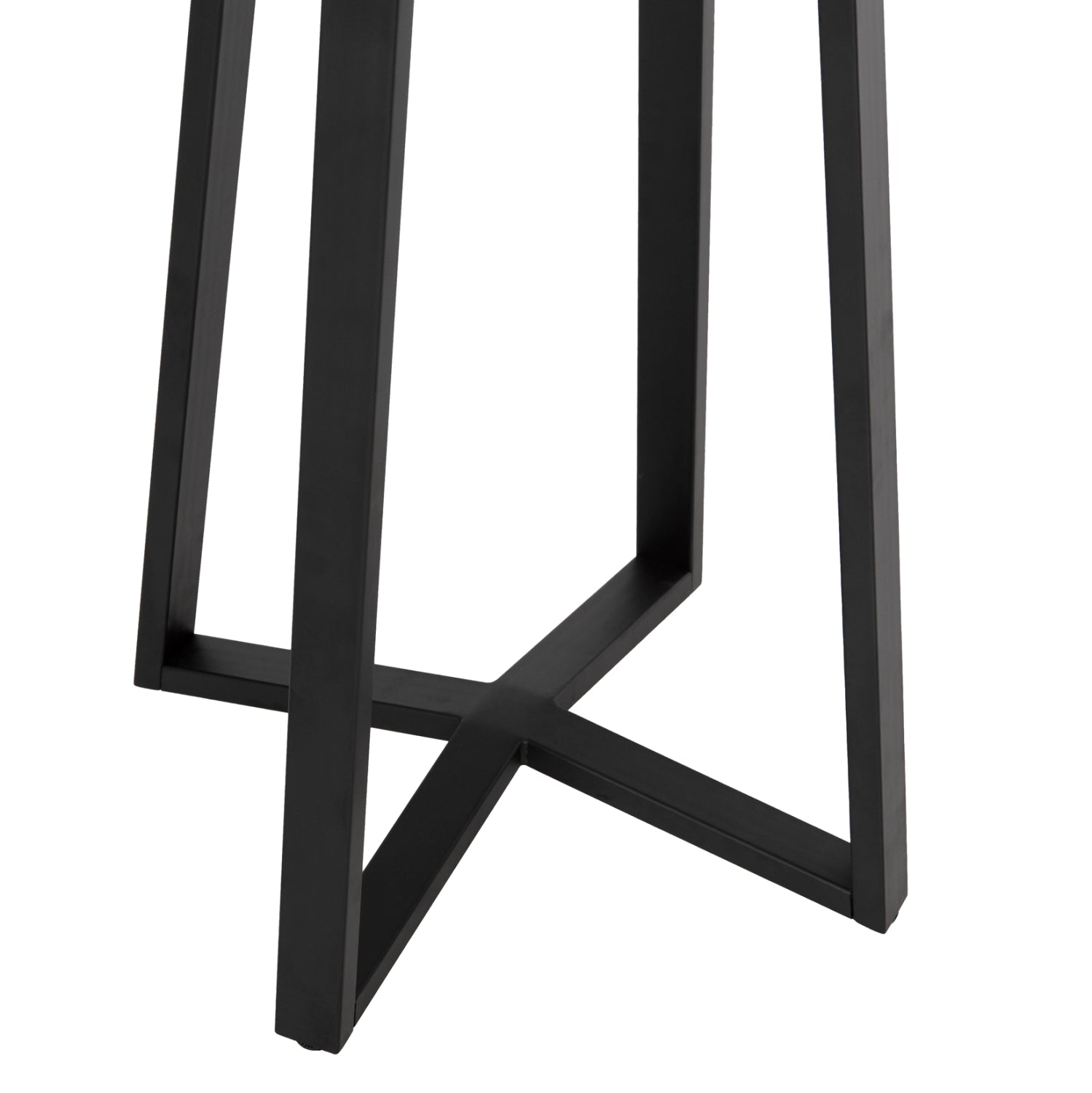 BASE FOR BAR TABLE HM477.01 MEDIUM HEIGHT BLACK METAL 50x50x90Hcm.