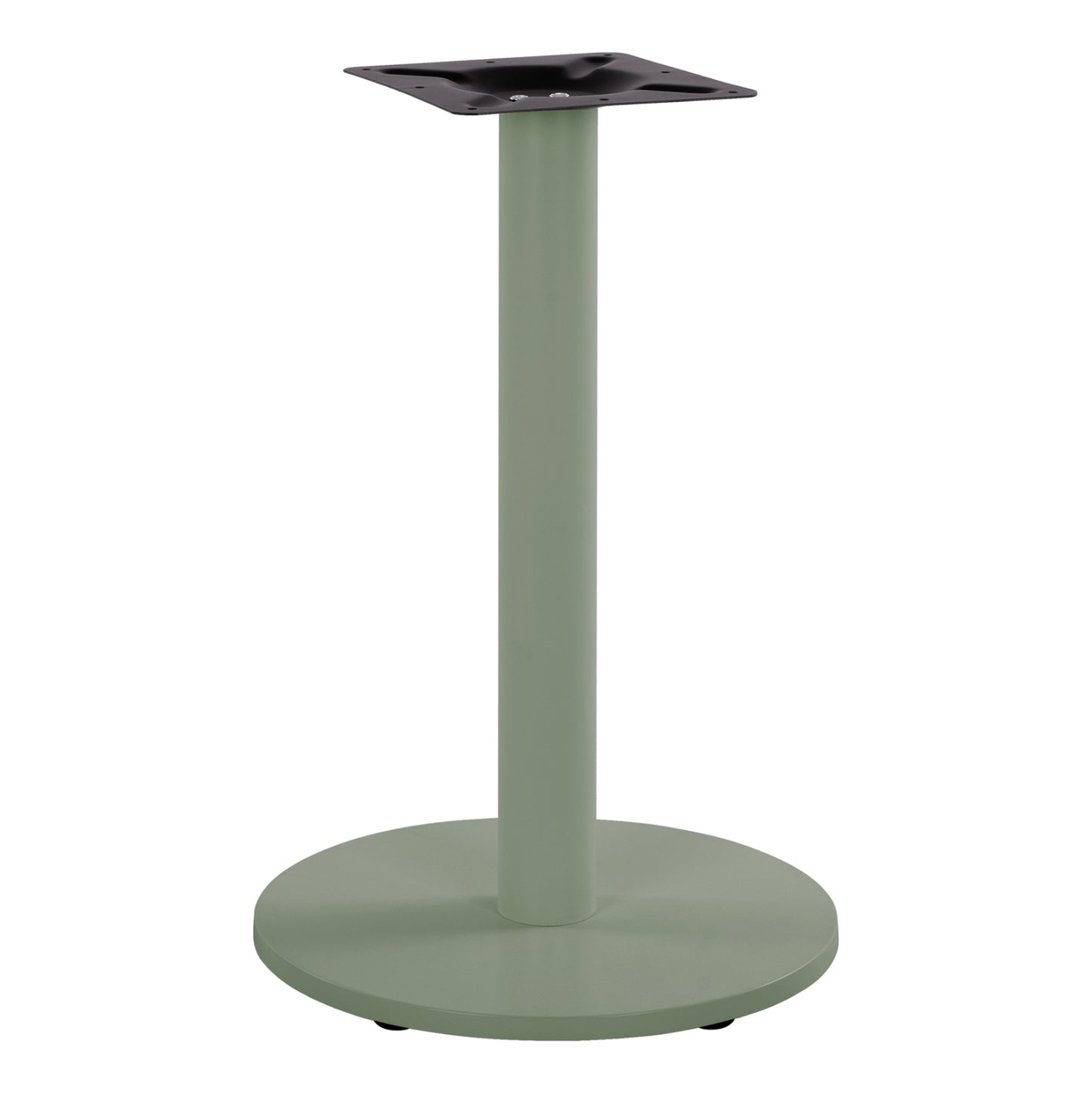 TABLE BASE HM419.28 METALLIC IN GREEN WITH HEIGHT ADJUSTERS Φ45Χ72Hcm.