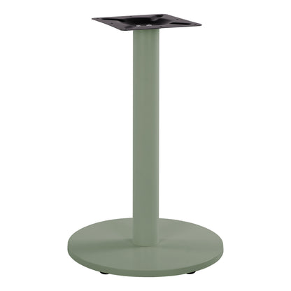 TABLE BASE HM419.28 METALLIC IN GREEN WITH HEIGHT ADJUSTERS Φ45Χ72Hcm.