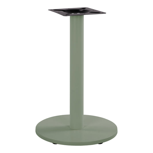 TABLE BASE HM419.28 METALLIC IN GREEN WITH HEIGHT ADJUSTERS Φ45Χ72Hcm.