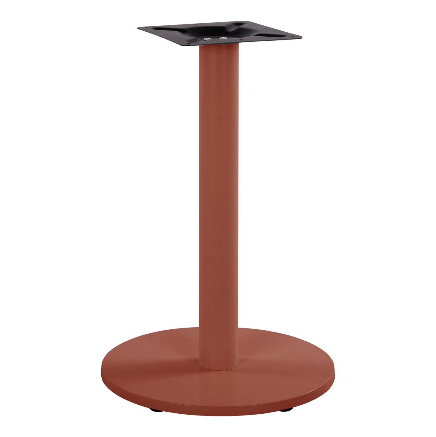 TABLE BASE HM419.27 METALLIC IN TERRACOTTA COLOR WITH HEIGHT ADJUSTERS Φ45Χ72Hcm.