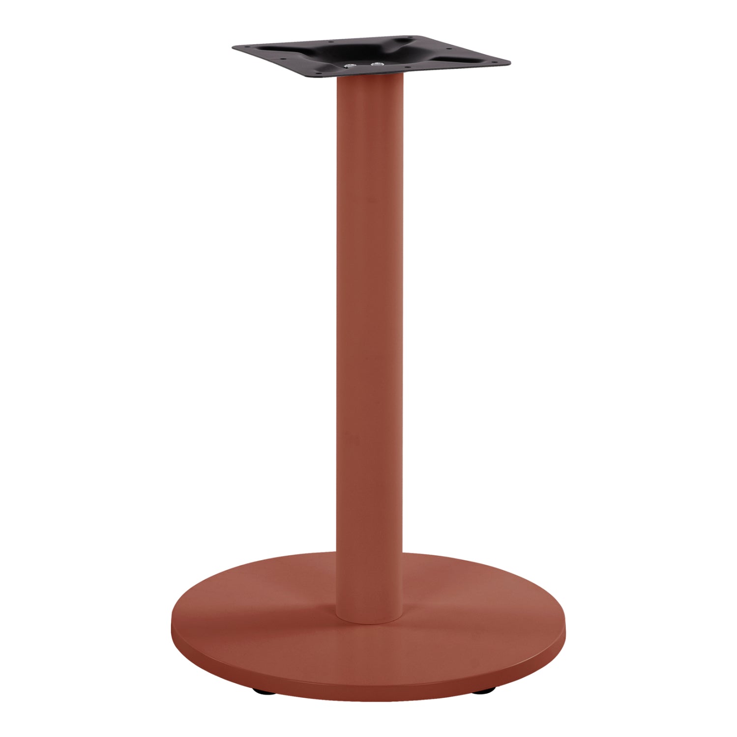 TABLE BASE HM419.27 METALLIC IN TERRACOTTA COLOR WITH HEIGHT ADJUSTERS Φ45Χ72Hcm.