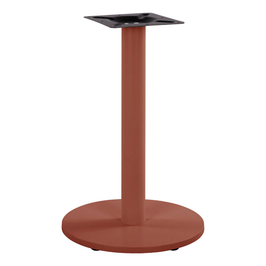 TABLE BASE HM419.27 METALLIC IN TERRACOTTA COLOR WITH HEIGHT ADJUSTERS Φ45Χ72Hcm.