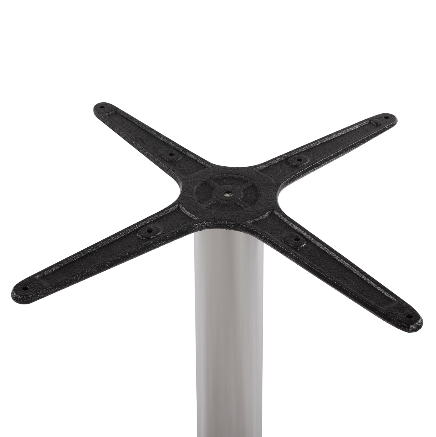 Bar Base Aluminum 66x66x109cm with cross 44x44cm HM450 Chromed