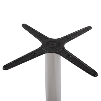 Bar Base Aluminum 66x66x109cm with cross 44x44cm HM450 Chromed