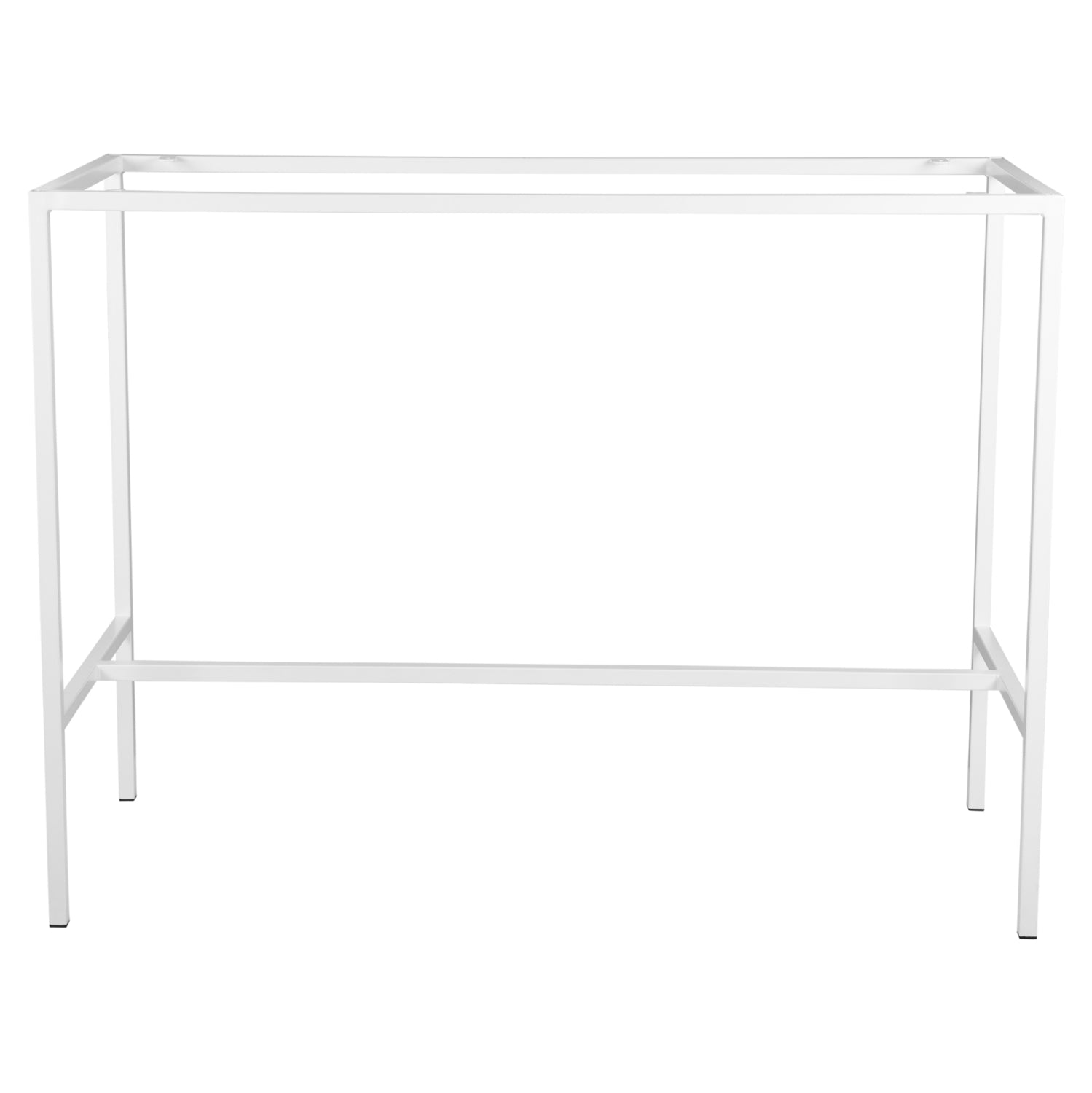 Metal stand bar base white matte TS925 p type for 140Χ60 Surface