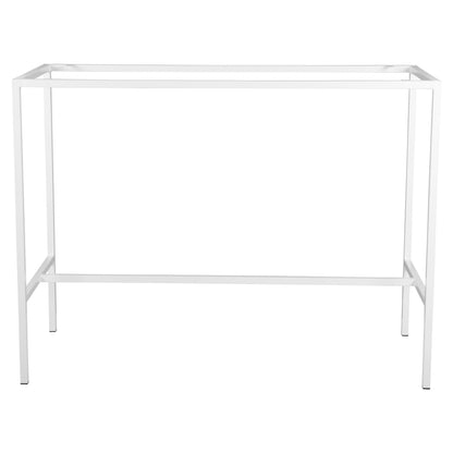 Metal stand bar base white matte TS925 p type for 140Χ60 Surface