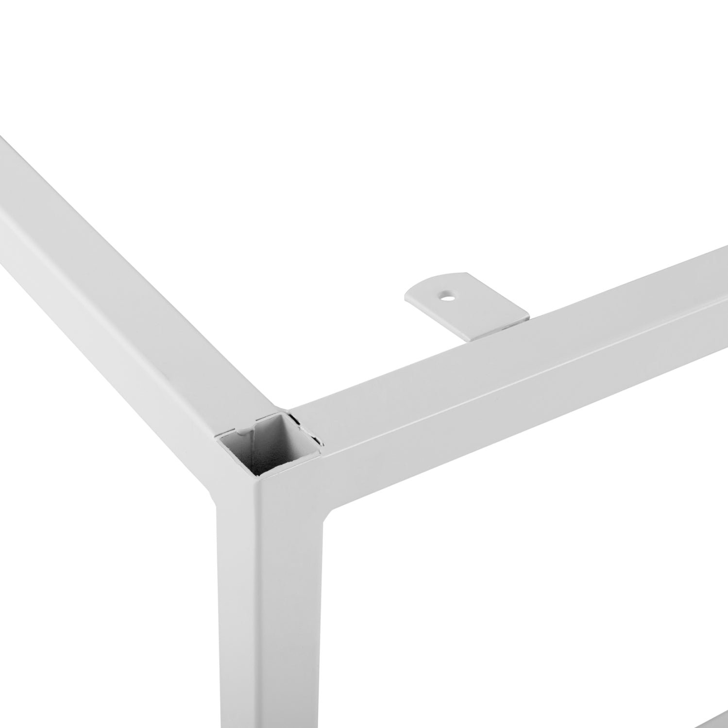 Metal stand bar base white matte TS925 p type for 140Χ60 Surface