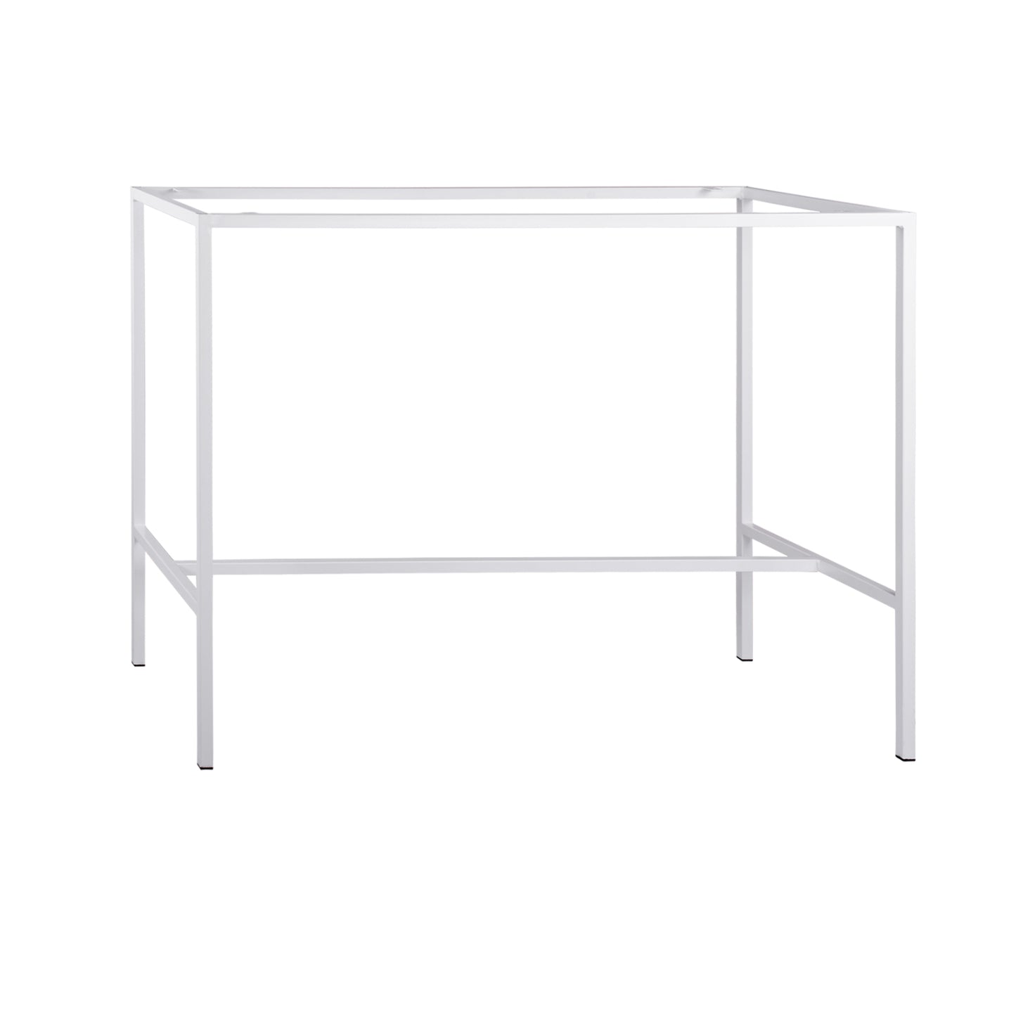 Metal stand bar base white matte TS925 p type for 140Χ60 Surface