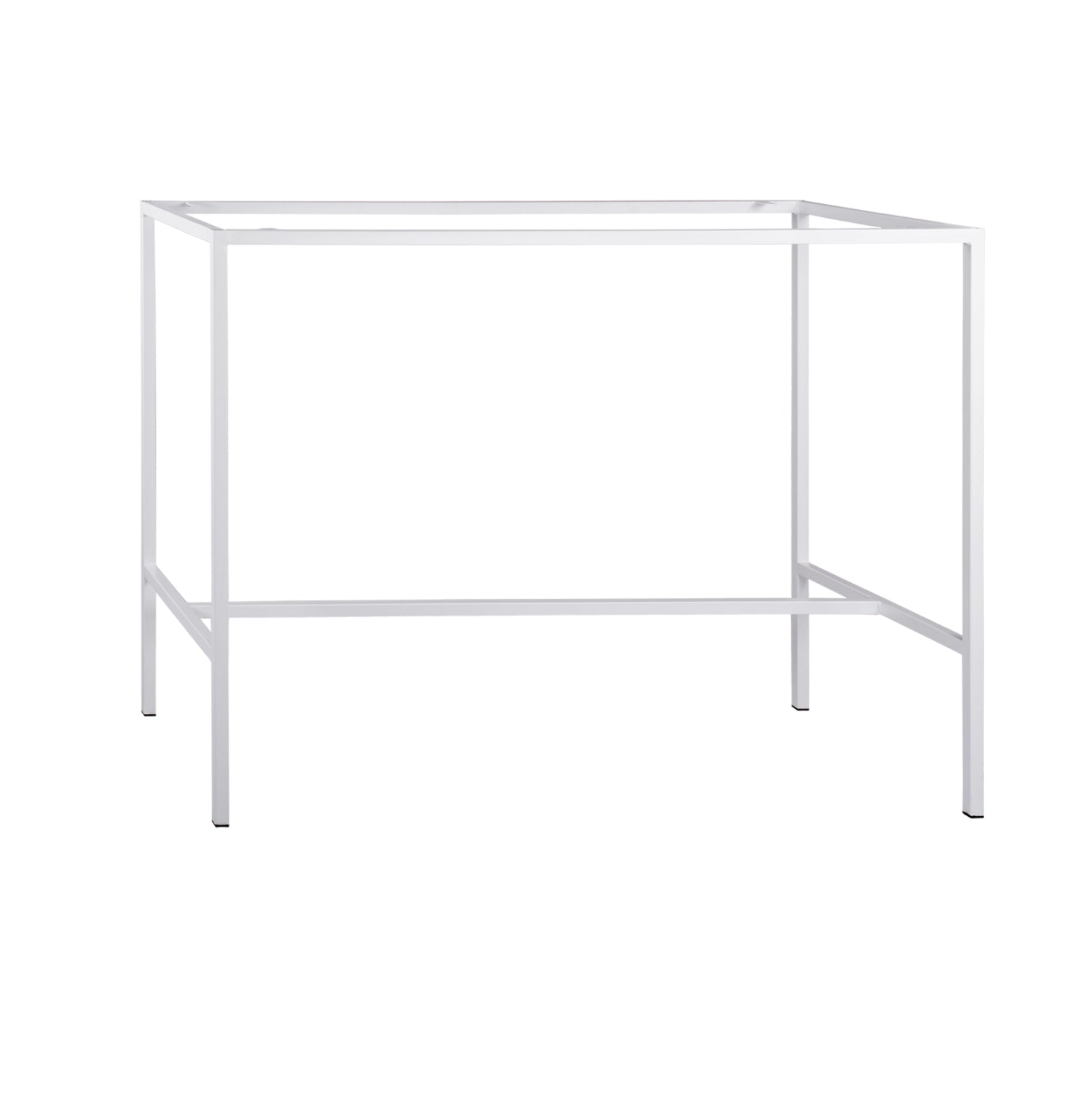 Metal stand bar base white matte TS925 p type for 140Χ60 Surface