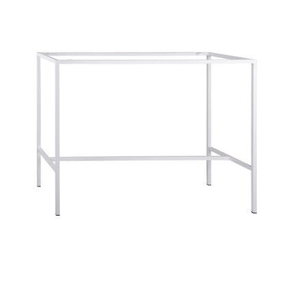 Metal stand bar base white matte TS925 p type for 140Χ60 Surface
