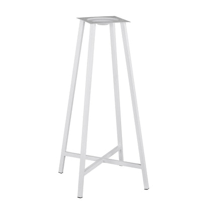 Metal stand bar base 4 legs TS952 White 48.5x47.5x104 cm.