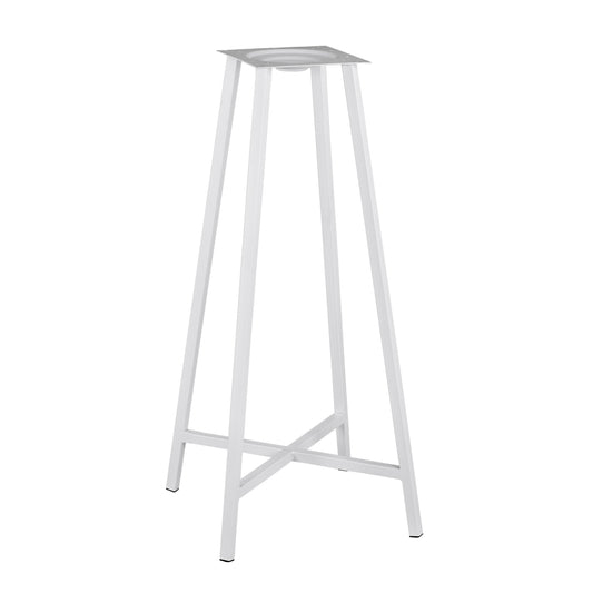 Metal stand bar base 4 legs TS952 White 48.5x47.5x104 cm.