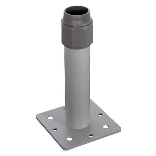 UMBRELLA BASE HM6607.01 ANODIZED ALUMINUM 18x18x30Hcm.