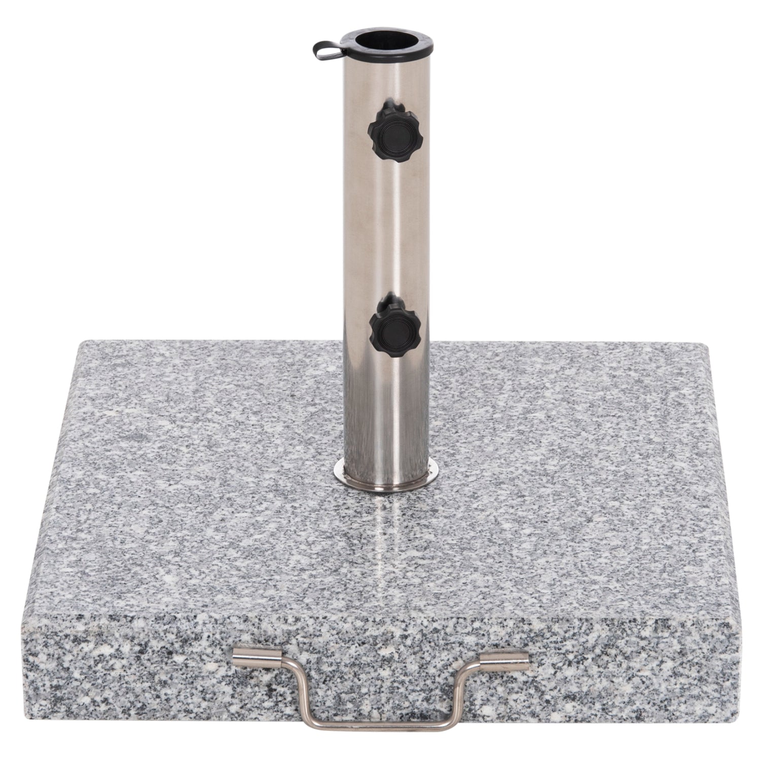 GRANITE UMBRELLA BASE 40KG WITH HANDLE & WHEELS HM6564--TUBE DIAMETER Φ48