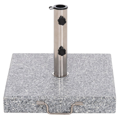 GRANITE UMBRELLA BASE 40KG WITH HANDLE & WHEELS HM6564--TUBE DIAMETER Φ48