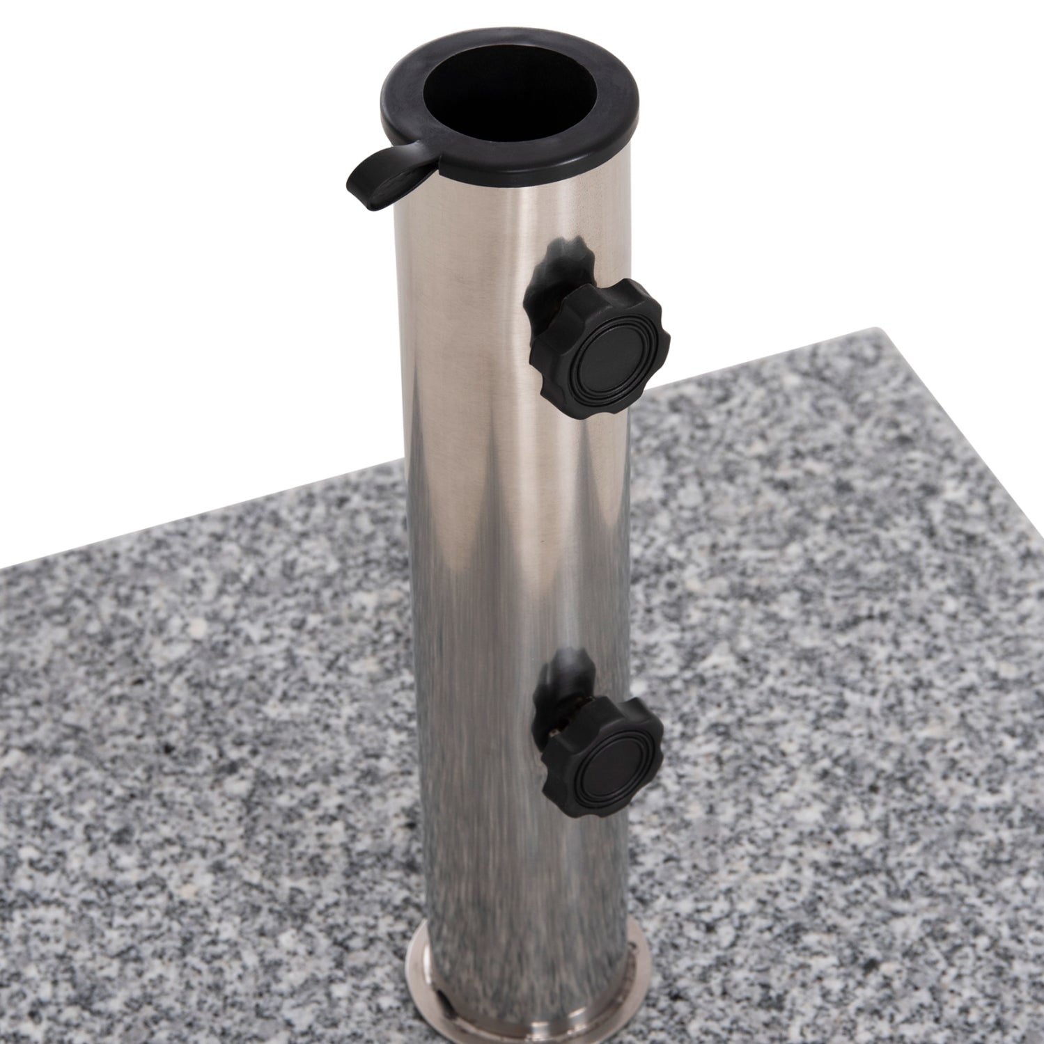 GRANITE UMBRELLA BASE 40KG WITH HANDLE & WHEELS HM6564--TUBE DIAMETER Φ48