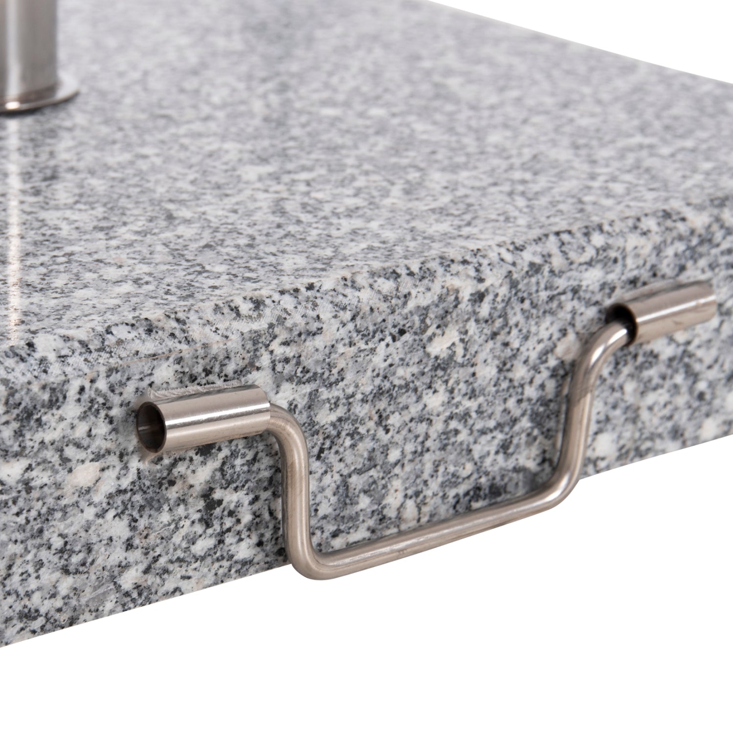 GRANITE UMBRELLA BASE 40KG WITH HANDLE & WHEELS HM6564--TUBE DIAMETER Φ48