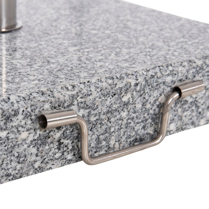 GRANITE UMBRELLA BASE 40KG WITH HANDLE & WHEELS HM6564--TUBE DIAMETER Φ48
