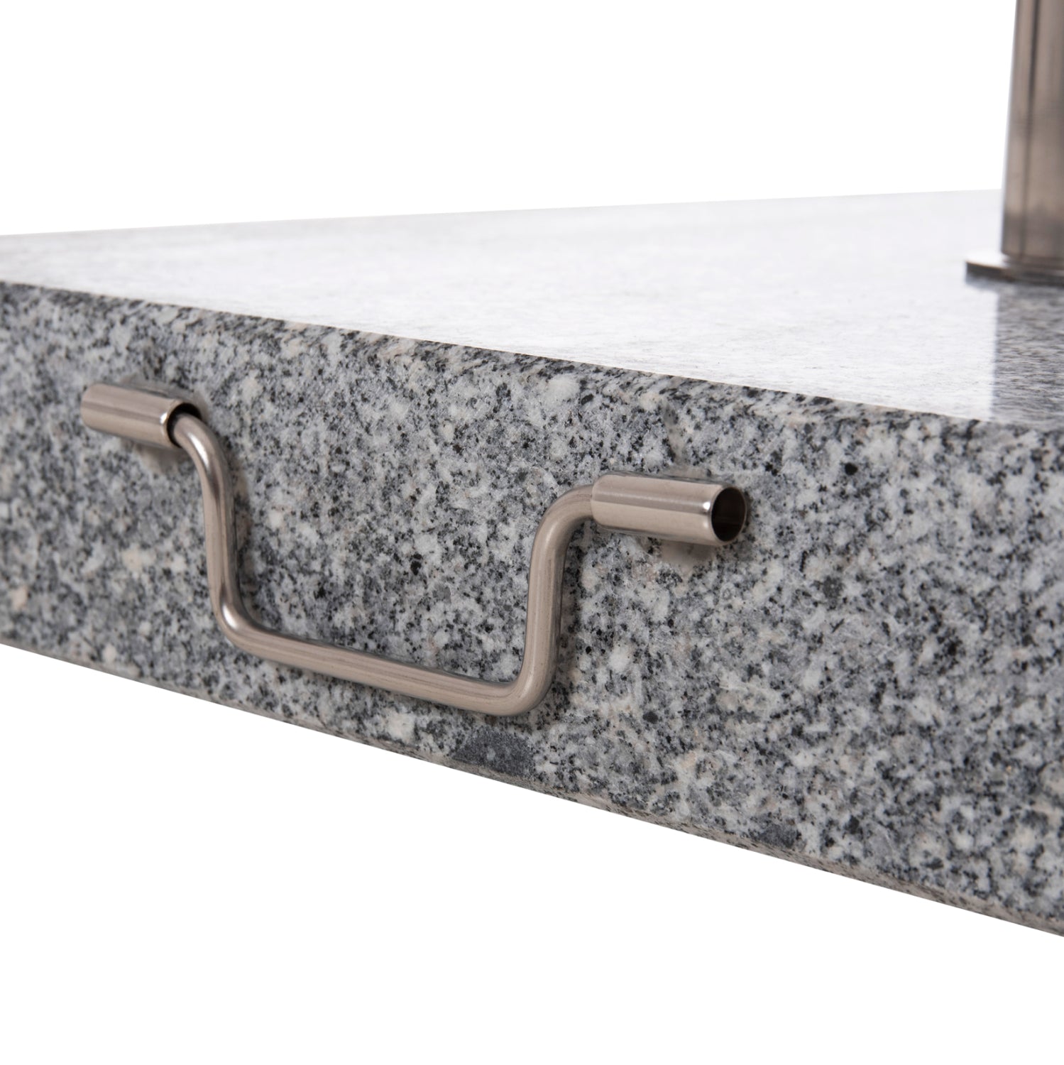 GRANITE UMBRELLA BASE 60KG WITH HANDLE & WHEELS HM6565--TUBE DIAMETER Φ58